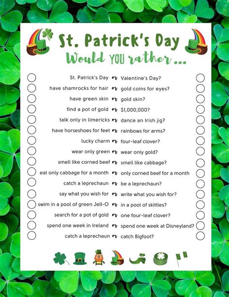 St Patricks Day Kids Games - Etsy UK