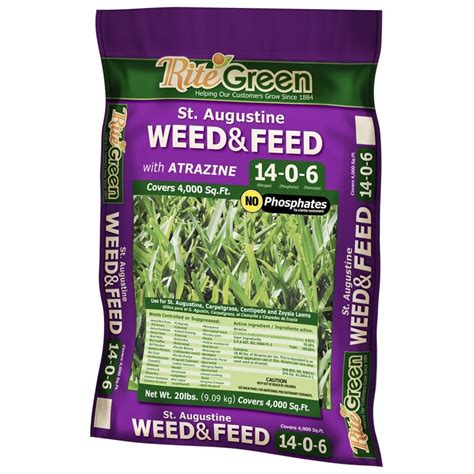 St augustine weed and feed. Application of this weed and feed is going to target broadleaf weeds including dollar weed and clover. With 29% of this product being nitrogen it will help with rapid green-up as your lawn comes out of dormancy in the spring. Pros. For use on St. Augustine and Zoysia; Kills dollar weed and clover; 29% nitrogen to green and feed your lawn; Cons 