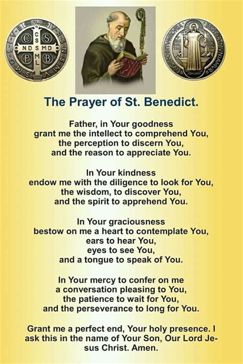 St benedict prayer. Things To Know About St benedict prayer. 