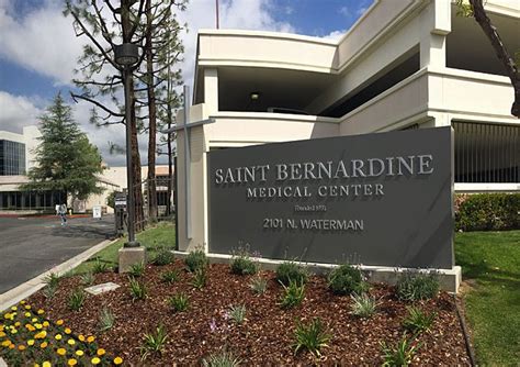 St bernardine medical center. Dignity Health St. Bernardine Medical Center. 2101 N. Waterman Ave. San Bernardino, CA 92404 (909) 883-8711. Save & Compare Hospital. See ratings on health care quality in hospitals, why quality matters to you, and how you can help get the care you need and deserve. Read More . 