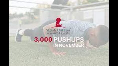 Friends,It Is day 5 of the St. Jude Push-ups Challenge!I really want to encourage you to participate in this challenge. St. Jude is one of the best hospita.... 