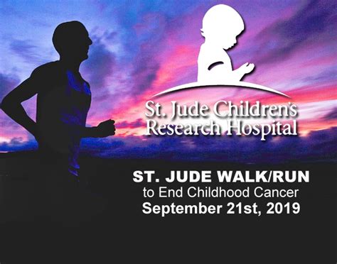 St jude walk. In September, supporters in communities across the country will participate in the St. Jude Walk/Run. This exciting, family-friendly event helps raise funds to support the lifesaving mission of St. Jude during Childhood Cancer Awareness Month. 