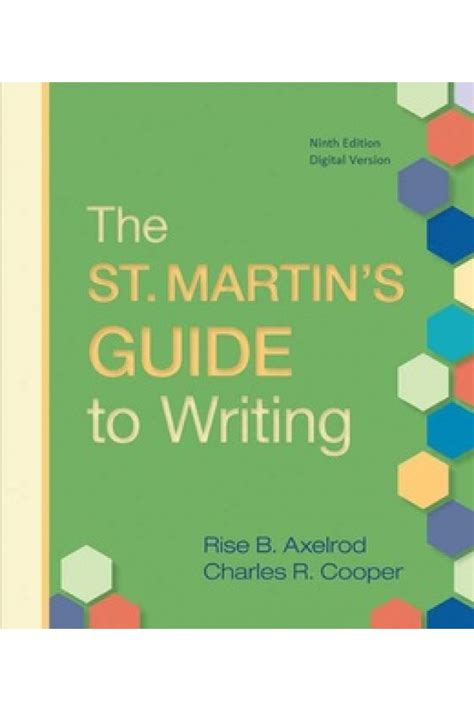 St martin guide to writing 9th edition. - Using libguides to enhance library services a lita guide.