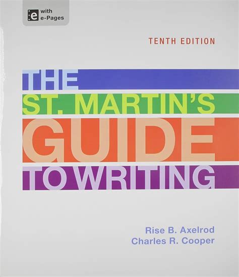 St martin s guide to writing 10e paper version sticks. - Alice 5 sleep system user manual.