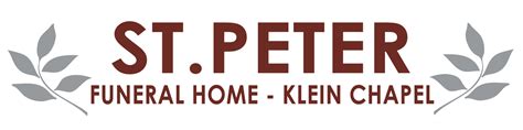 St peter funeral home. St.  Saint Peter Funeral Home - Klein Chapel pro...