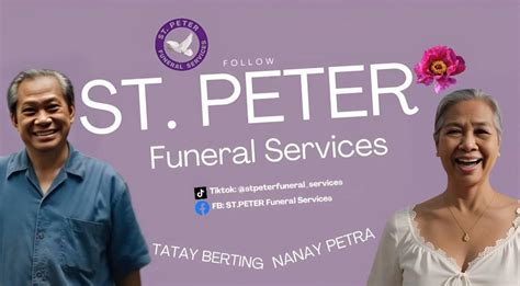 St peter funeral.  Please join us in Loving, Sharing and Memorializing Peter...