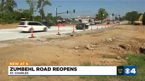 St. Charles' Zumbehl Road reopens