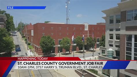 St. Charles County government job fair taking place today
