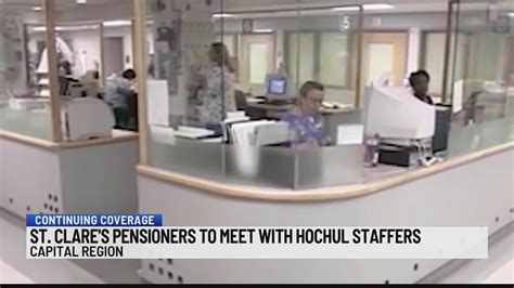 St. Clare's pension advocates meet with Hochul staffers
