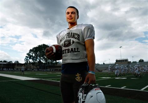 St. Francis quarterback has already scored season’s biggest win by beating cancer