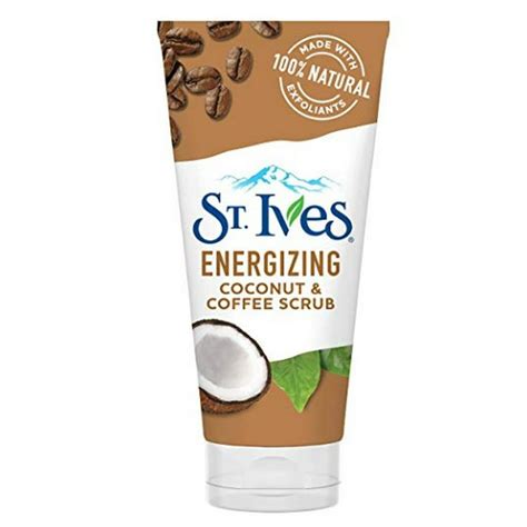 St. Ives Rise & Energize Face Scrub Coconut & Coffee 6 oz Pack of 6