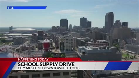 St. Louis City Museum starting 'Stuff the Bus' school supply drive today