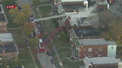 St. Louis City firefighter hurt while fighting flames at abandoned home