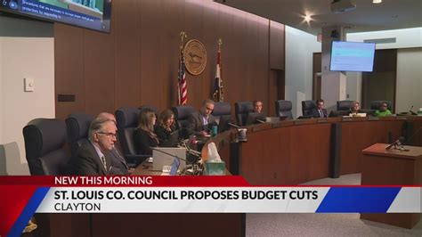 St. Louis County Council proposing budget cuts today