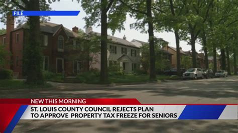 St. Louis County Council rejects plan to approve freezing property tax for seniors
