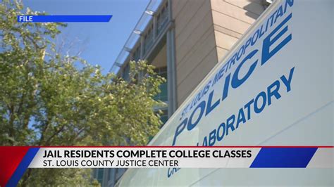 St. Louis County Justice Center inmates complete college classes today