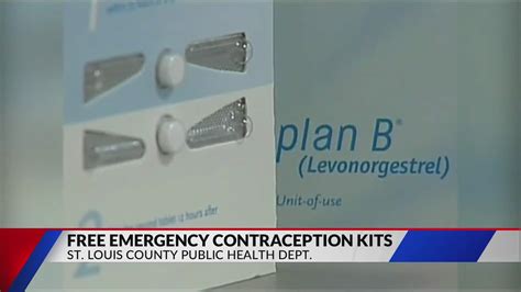 St. Louis Department of Health offering free emergency contraception kits today