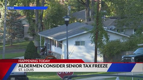 St. Louis aldermen considering senior tax freeze today