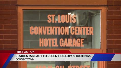 St. Louis residents react to deadly downtown shootings