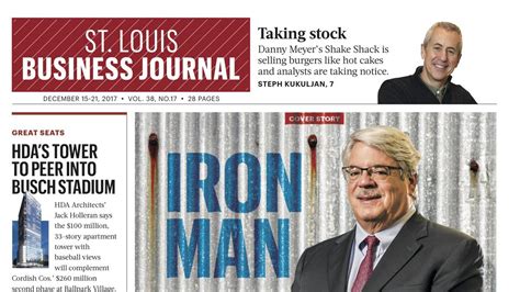 St. louis business journal. The St. Louis Business Journal celebrated its annual Most Influential Business Awards honorees with a special awards section Aug. 4 – highlighting their accomplishments and dedication to the St ... 