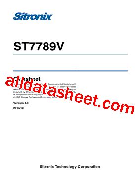 St7789v. pdf), Text File (. ST7789V is a single-chip TFT controller/driver for 2...