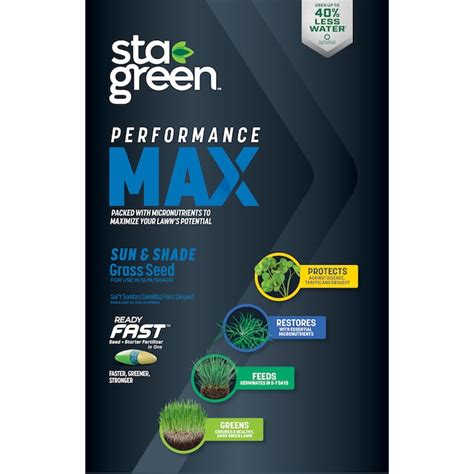 Sta-Green helps make having a beautiful lawn and garden easy. Find a Store Near Me. ... Sta-Green Performance MAX contains a unique blend of ingredients that work together to provide sustainable feeding, restore lawn wellness and strengthen grass against environmental stresses..