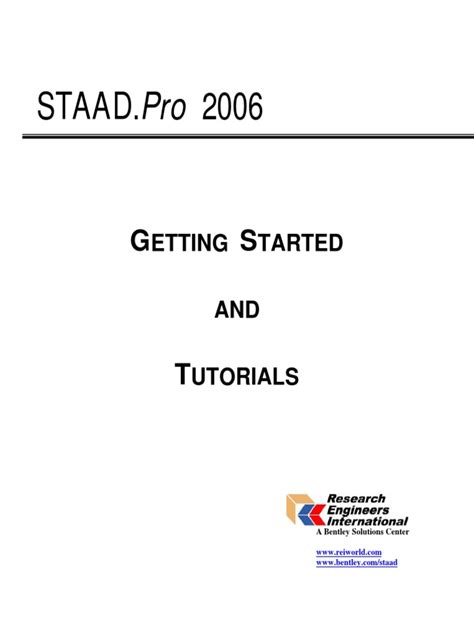 Staad pro 2006 graphical environment manual. - Manuale per compressore d'aria atlascopco ga 15.