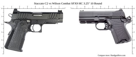 Staccato vs wilson combat. Jan 19, 2022 · Wilson Combat SFX9. I had been looking at the SFX9 with the larger grip that utilizes the 15 round magazine that is standard for the EDC X9. The 3.25" barrel version has been out for a while and they just released the 4" a little over a week ago. My LGS has had the 10 round model available through their website but I really wasn't interested in ... 