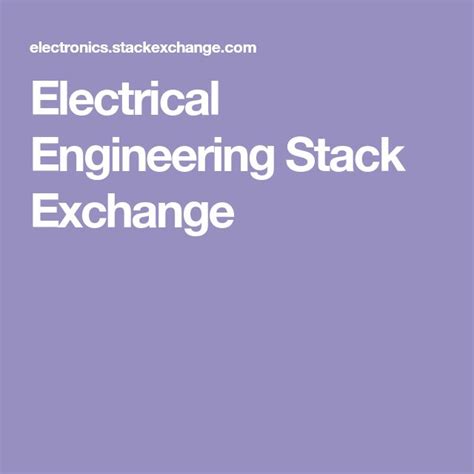 Stack exchange electrical engineering. Things To Know About Stack exchange electrical engineering. 