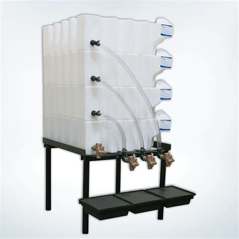 Tote-A-Lube Tanks are ULC Certified and the Tote-A-Lube Gravity Feed Systems include Tank (s), 24″H Steel Stand, Drip Tray Assembly and Dispense Kit (valves, plastic tubing, and sealant). The 130 Gallon Tote-A-Lube Tanks stack up to 3 tanks in one compact gravity feed system. Constructed with superior fluid storage attributes, the 130 gallon ... . 