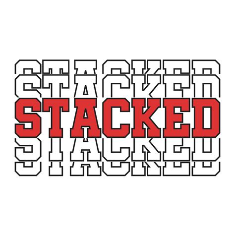 Stacked Fonts Stacked Text Generator