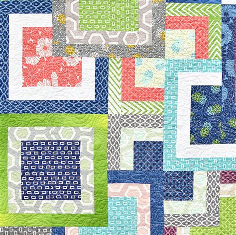 Stacked Squares Quilt Tutorial Kitchen Table Quilting
