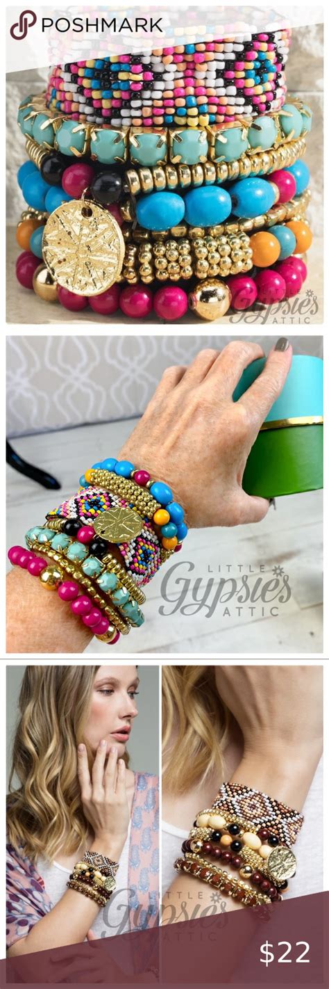 Stacked beaded bracelets trend.  Sign up to unlock higher payouts from the tool...