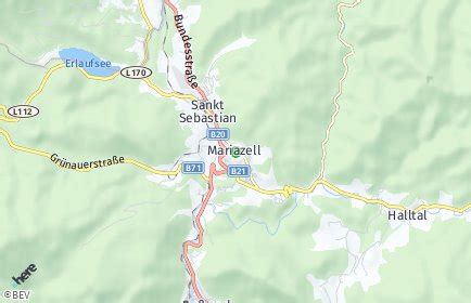 Stadtplan 8630 Mariazell / Steiermark - Österreich - Citymap-24.com