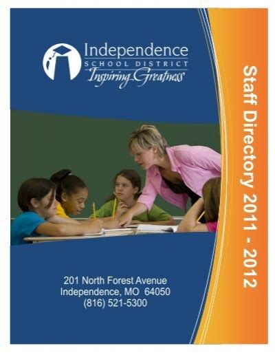 Staff Directory 2011 - 2012 - Independence Public School District …