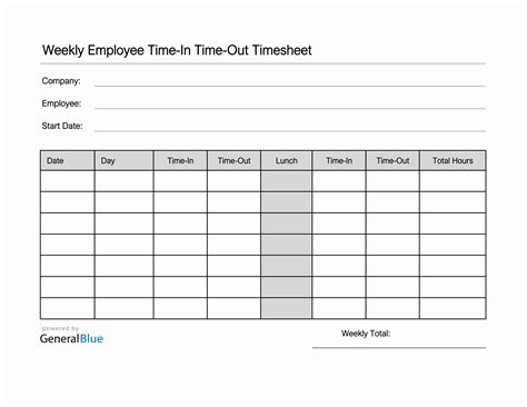 Staff Hours Template