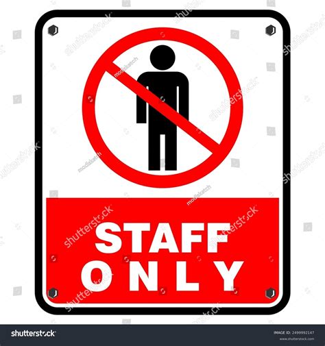 Staff Only Sign Raymac Signs