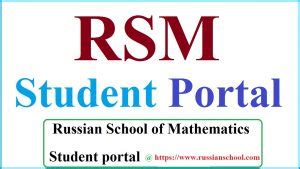 Staff portal.russianschool. Specialties: The Russian School of Mathematics is an award-winning, afterschool math program for K-12 students. We help children of all levels build a solid math foundation and develop critical-thinking and problem-solving skills. Our systematic curriculum and approach is based on the best practices of math schools in the former Soviet Union and Europe, adapted to the US educational ... 