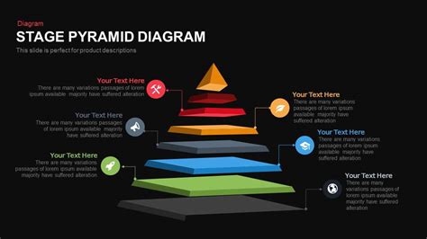 Stage Pyramid Diagram Powerpoint Template And Keynote Slide