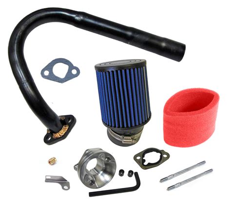 Buy SOFO Carburetor Racing 212cc Performance Kit with Air Filter Exhaust Pipe for 212cc Predator Engine Performance Parts 196cc 6.5HP GX160 BT200x CT200u Predator 212 Stage 2 Kit Go Kart Mini Bikes(Red): Automotive - Amazon.com FREE DELIVERY possible on eligible purchases