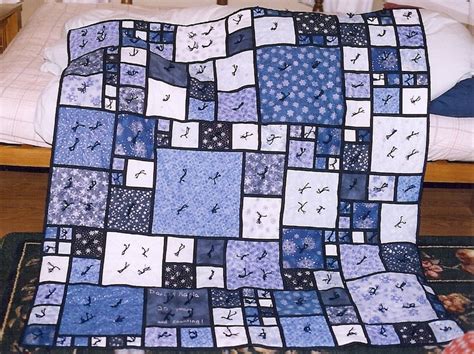 Stained Glass Denim Quilt Pattern