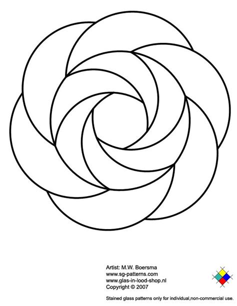 Stained Glass Patterns For Free Glass Pattern 084