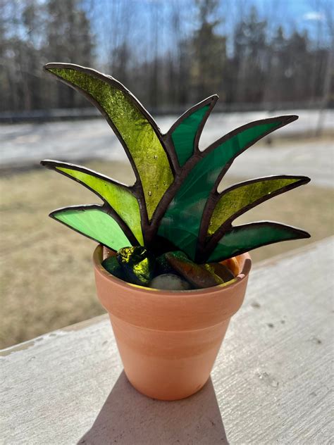 Stained Glass Plant - Etsy