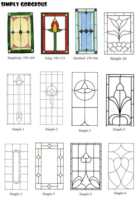 Stained Glass Window Patterns For Beginners canvastitmouse