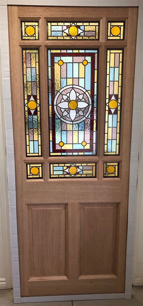 Stained glass external door. Check out our stained glass front door selection for the very best in unique or custom, handmade pieces from our doors shops. ... Old Reclaimed Vintage Victorian Style Mid Century 3 Lite Stained Glass 4 Panel Wooden Exterior Front Entry Project Door, Local PICK-UP Only! (71) $ 695.00. FREE shipping Add to Favorites ... 