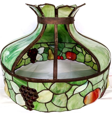 Stained glass lamp shade repair