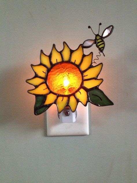 Stained glass night lights.  Valentine&rsquo;s Day Heart Night Light Plug In S...