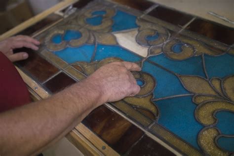 Stained glass repair. Jan 9, 2024 ... Stained Glass Repair. Normally if a stained glass window is less than 50 years old, it can be repaired simply and inexpensively. If the lead ... 