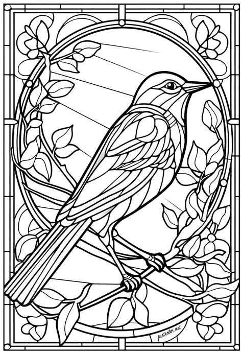 Read Stained Glass Coloring Book Animal Designs By Creative Coloring Press