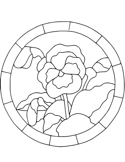 Read Stained Glass Coloring Book Flower Designs By Creative Coloring